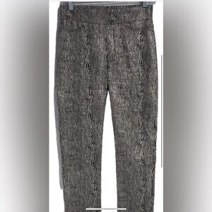 Black and Metallic Gold 4 pocket Jean style Pants